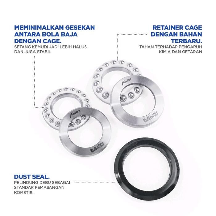 KOMSTIR BEAT / VARIO / SUPRA X / SUPRA X 125 FAITO MAX EXTRA SMOOTH