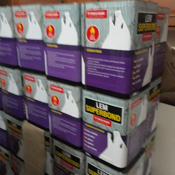 Terbaik Superbond Lem Kuning 10 Kg Untuk Penempelan Hpl - Lem Superbond 10 Kg / Blek - Cocok Untuk