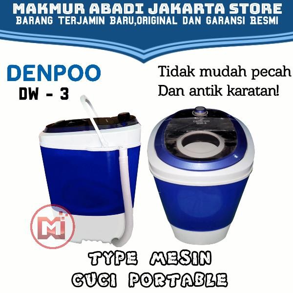MESIN CUCI PORTABLE MINI DW 3 - 3KG