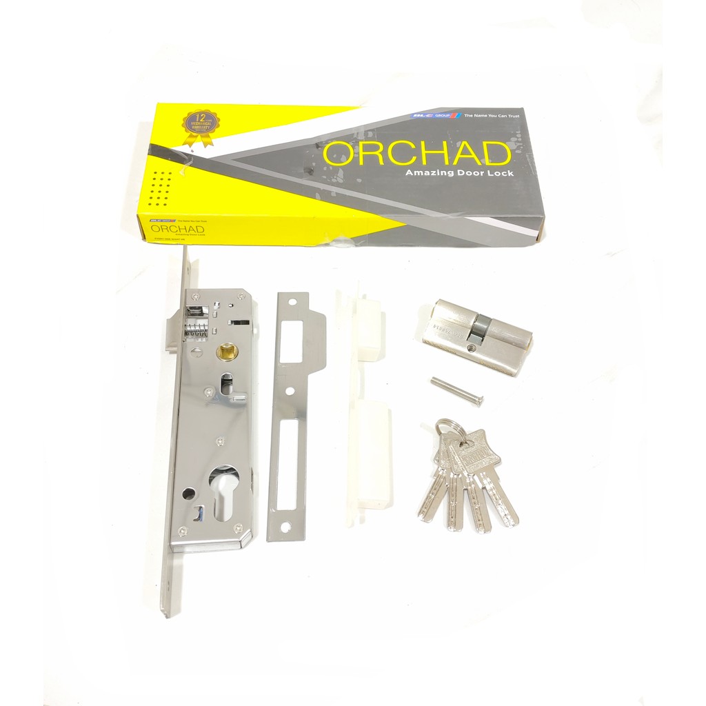 Bodi Kunci Lidah Aluminium 24Cm Body Kunci Besar Pintu Lidah Body Kunci Murah