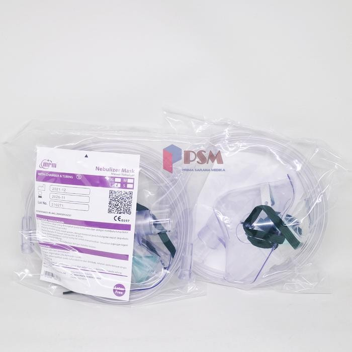 New Onehealth Gea Nebulizer Mask / Masker Tempat Obat Uap Dewasa Anak Bayi