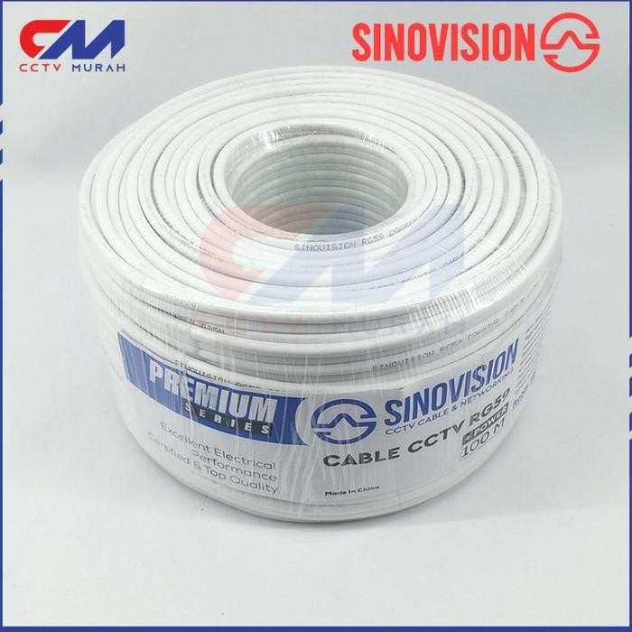 Diskon Kabel Coaxial Cctv Rg59 100 Meter, 50 Meter, 25 Meter, Kabel Cctv Rg59 Coaxial 100 Meter