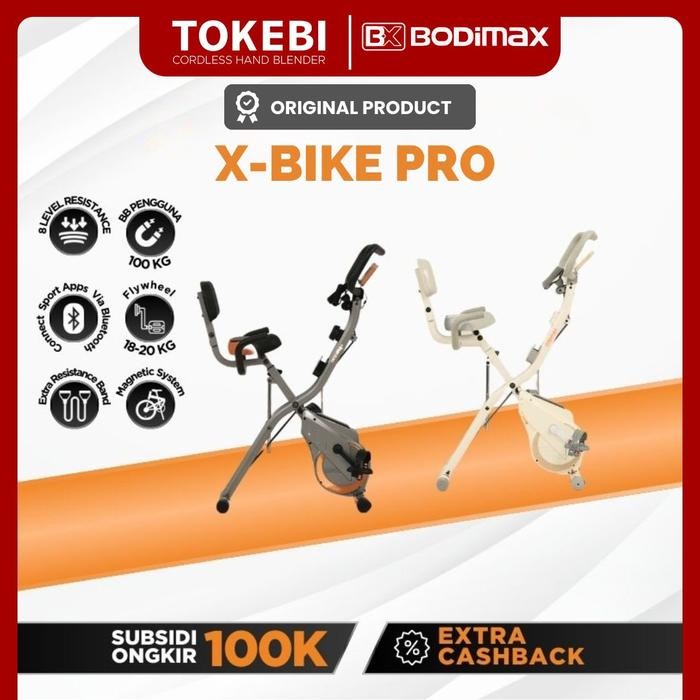 Bodimax X-Bike Pro Sepeda Statis /Alat Fitness/Sepeda Statis/Magnetic X-Bike Promo 