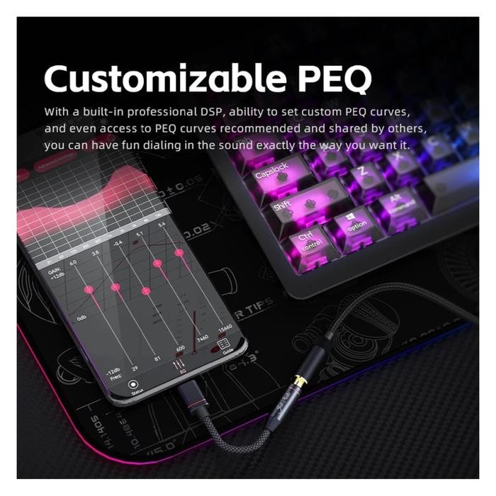 27r7- Fiio Jade Audio Ja11 / Ja-11 / Ja 11 Dongle Dac And Headphone Amplifier Usb Type C To