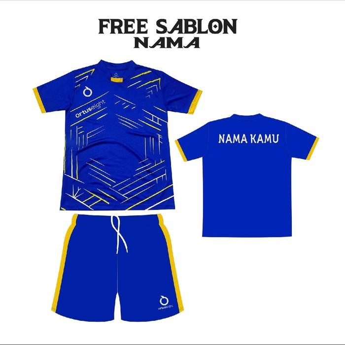 ohxi- ( Free Request Nama ) Jersey Olahraga Pria Baju Badminton Pria Wanita Baju Futsal