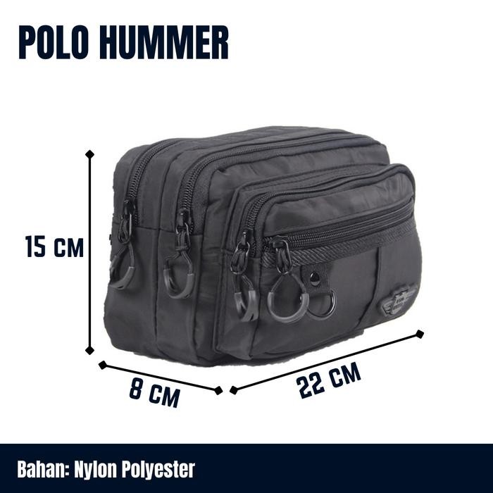 Tas Pinggang Import - Tas Selempang Pria Multifungsi - Polo Hummer