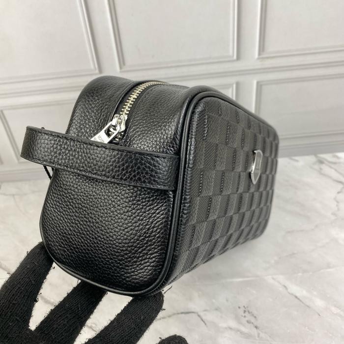 Handbag Pouch Clutch Jinjing Pria Lv8801 Leather Miror