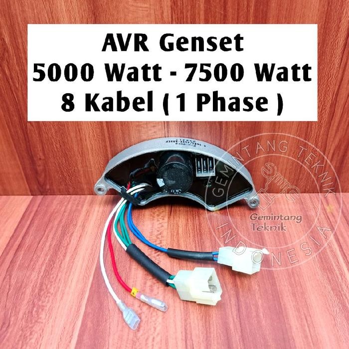 Sale AVR Genset 5000 Watt - 7000 Watt 680 UF 450 VOLT 8 Kabel 1 Phase Merk PRO-QUIP ORIGINAL
