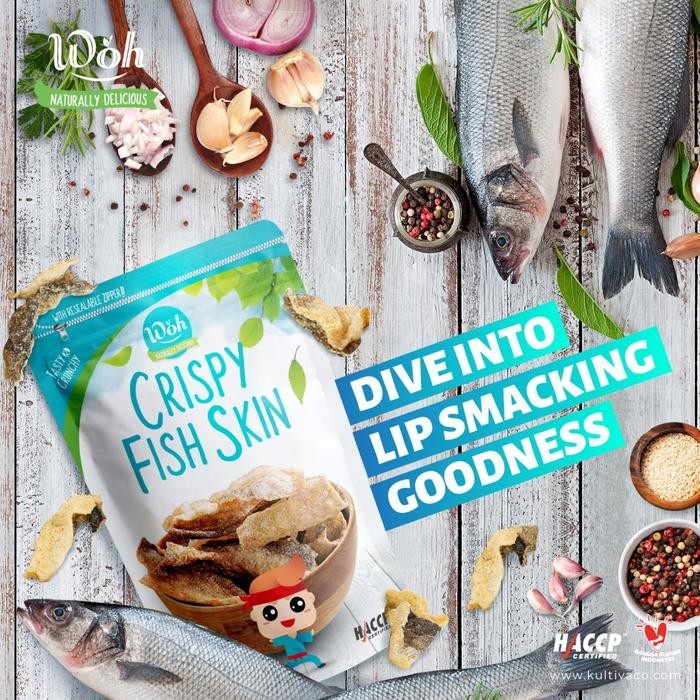 JAJANAJA- Fish Skin Crispy Woh 30Gr