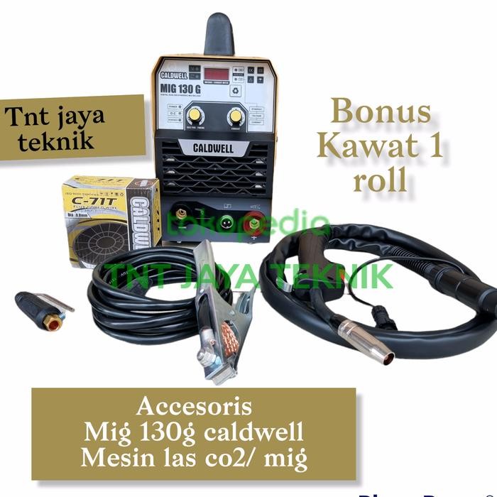 Termurah Mesin Las Caldwell Mig 130G / Trafo Las Caldwell Migi Mig 130 Gasless Terlariss 