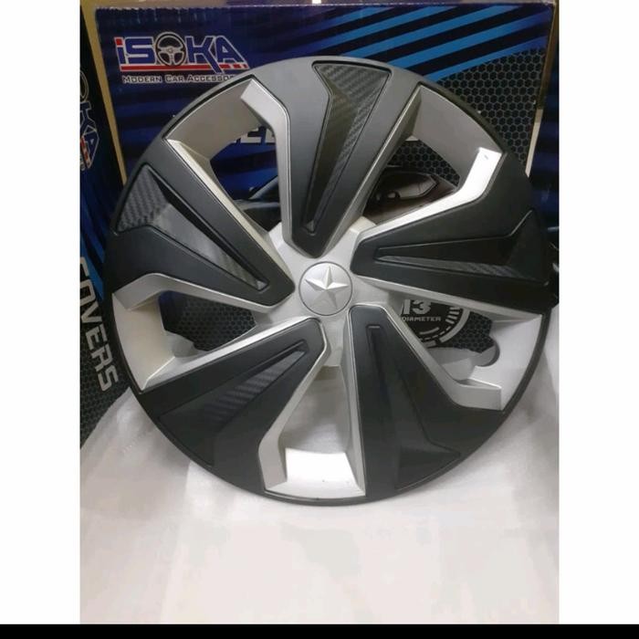 dop roda ring 13 mobil Suzuki carry dop velg warna hitam silver