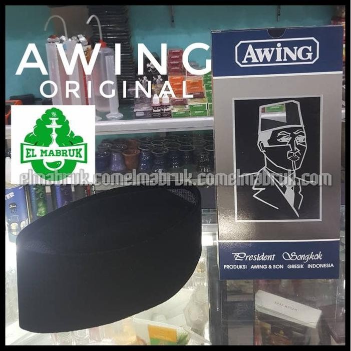 ASLI peci awing songkok hitam nasional presiden grosir READY STOCK