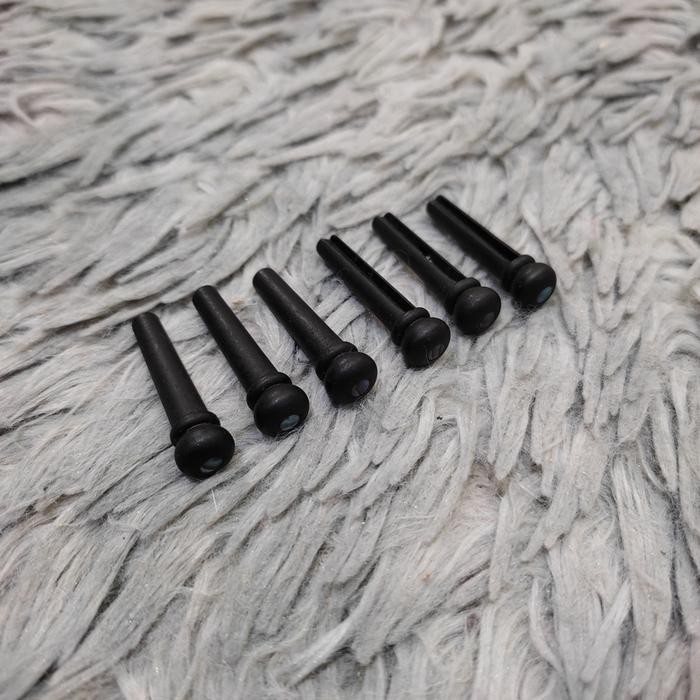 Pin Bridge Gitar Akustik Kayu Ebony