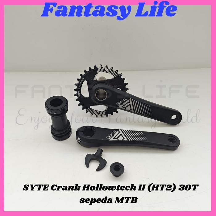 Fantasy Crank SYTE Hallowte II HT2 30T bahan alloy Sepeda MTB