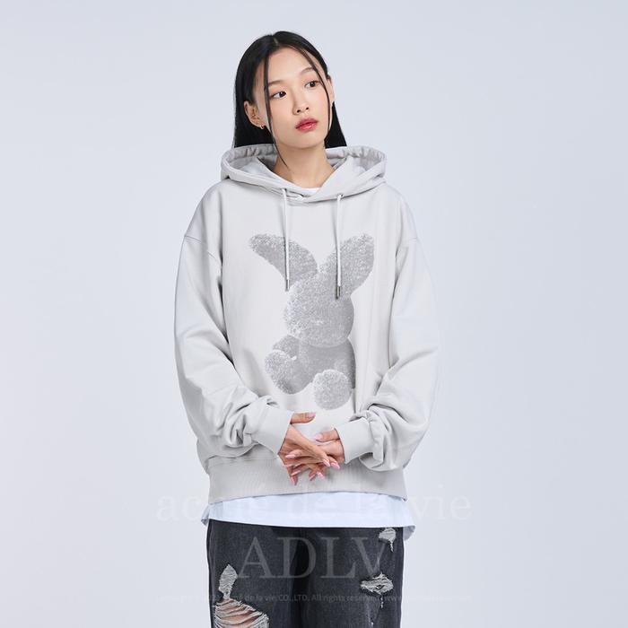 Adlv Hoodie Fuzzy Rabbit Original 100% Acme De La Vie Best Seller
