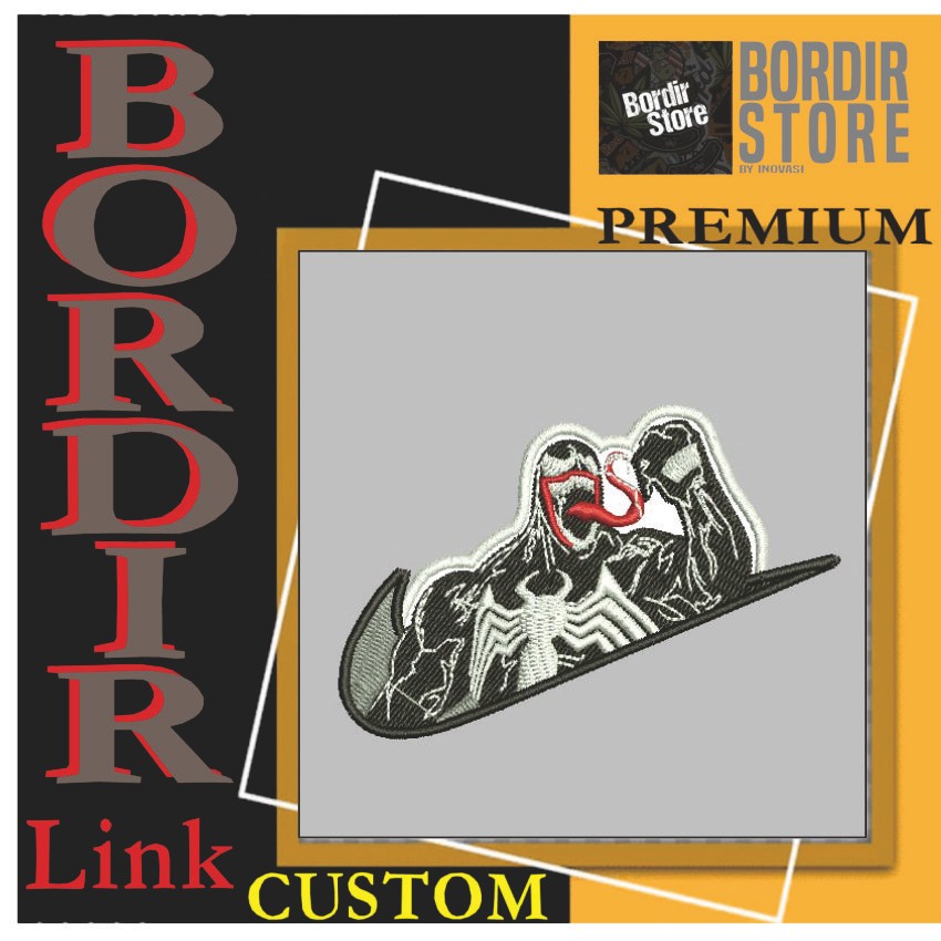 VENOM NIKE LOGO BS-1363 PATCH BORDIR LOGO/EMBLEM