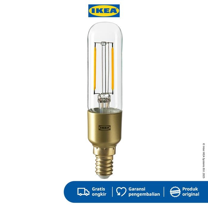 al42- Ikea Lunnom Bohlam Led E14 200 Lumen 2200K Dapat Diredupkan