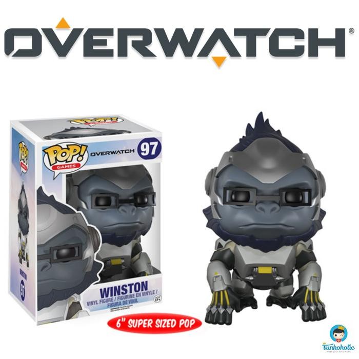 Funko POP Games Overwatch - Winston 6" Super-Sized POP #97
