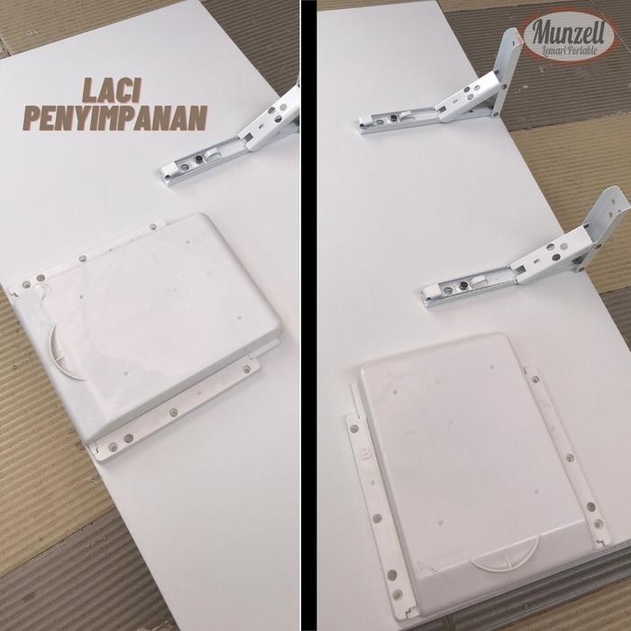 Meja Lipat Dinding Gantung / Meja Gantung / Meja Komputer Meja Laptop Promo 