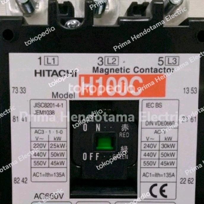 Contactor Hitai H100C 220V Contactor Hitai H-100C 220V