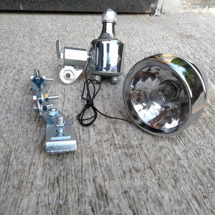 Lampu Sepeda Ontel - Lampu Sepeda - Lampu Ontel Onthel - Lampu Depan Sepeda - Lampu Sepeda Vintage -