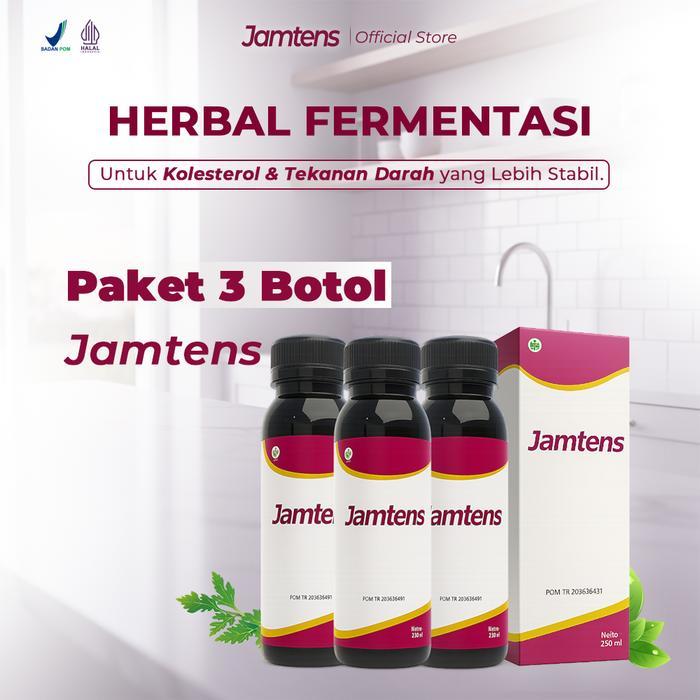 Jamtens Herbal Fermentasi Fitobiotik 3 Box Minuman Kombinasi Sirih Merah & Seledri Membantu Turunkan