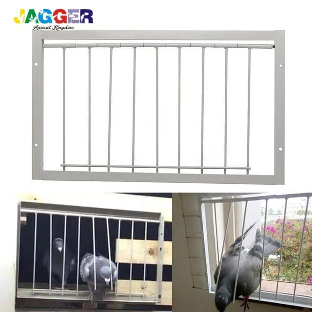 Pintu Trap Sangkar Burung Merpati Pos Bahan Logam Jebakan Lubang Masuk
