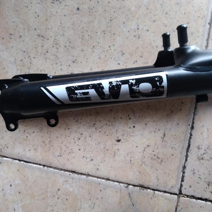 Baru Fork Shockbreaker Depan Sepeda 26 Mtb Evo T100 Mm Standar 22.2 Ulir