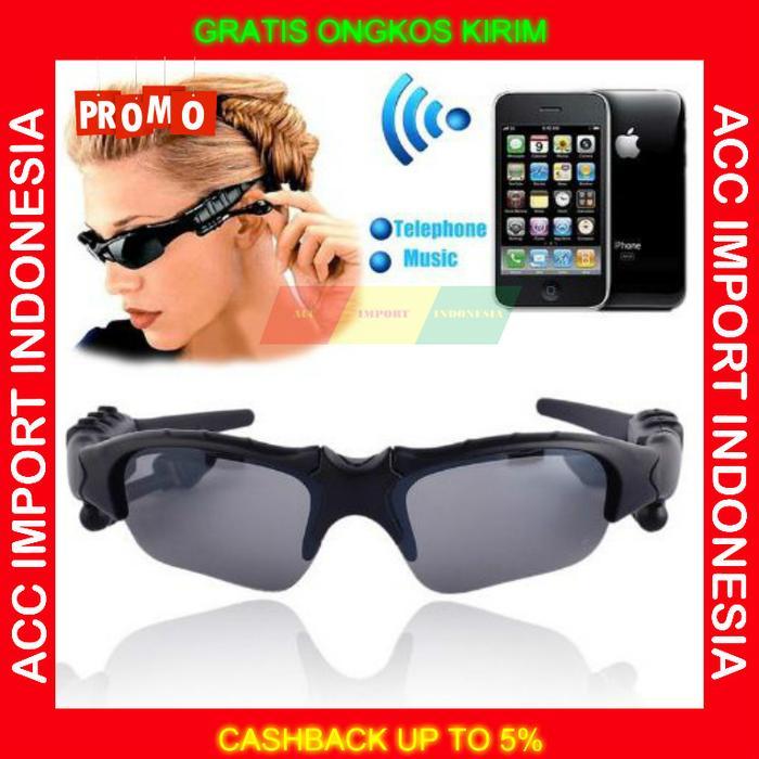 KACAMATA HEADSET BLUETOOTH GLASSES BLUETOOTH MUSIC TELEPON MP3 SPORT