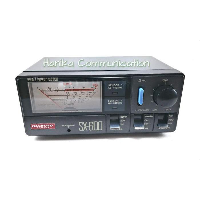 Diamond Antenna SX-600 SWR Power Meter SX600 HT Kabel Frekuensi Antena