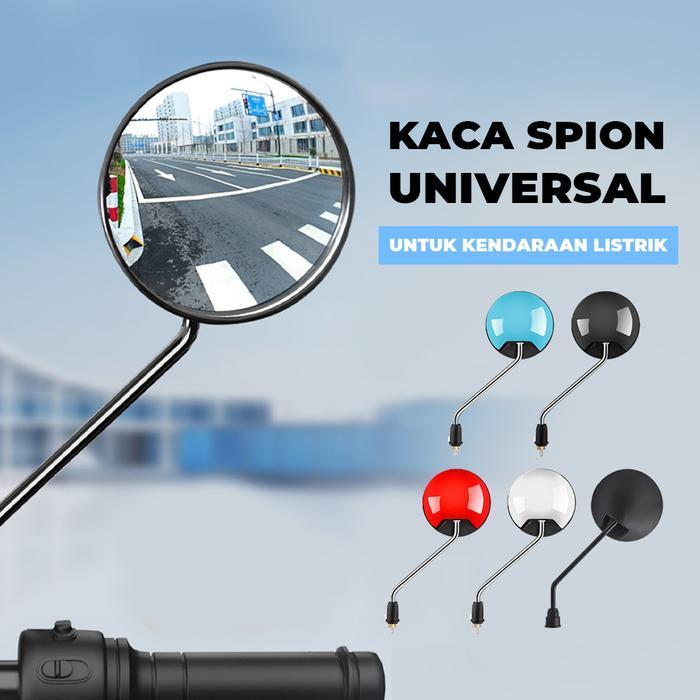 Kaca Spion Sepeda Motor Universal Kaca Spion Sepeda Listrik Ukuran 8Mm Kaca Spion Sepeda Listrik