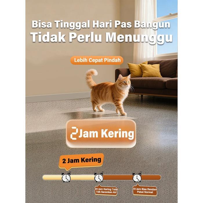 Ready Terlaris MOCHICO cat lantai 10 dalam 1 Cat Lantai Cocok untuk Bengkel Gudang Pabrik Garasi