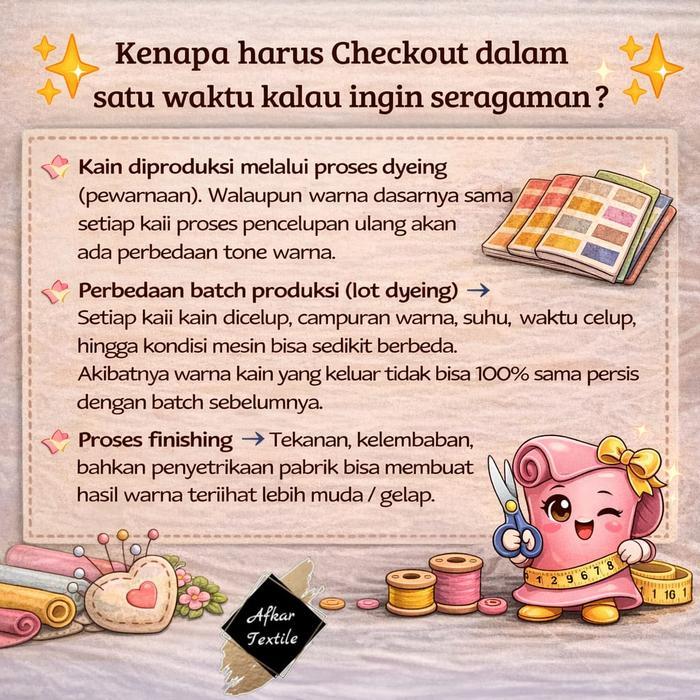 SALE [0.5 Meter] Kain Katun Toyobo Sulam - Kain Sulam Berkualitas Tinggi