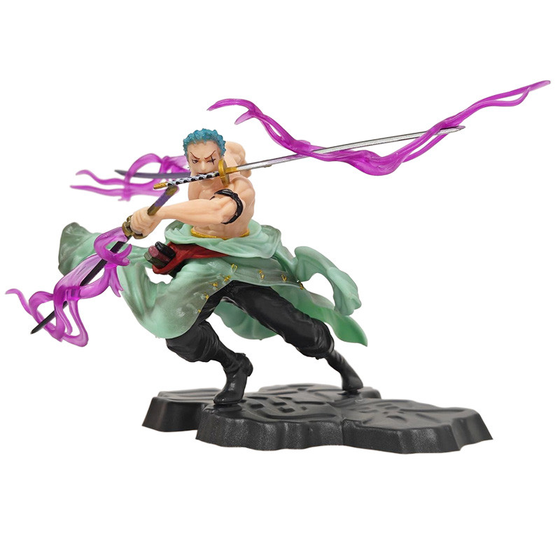 One Piece Luffy Figure Roronoa Zoro Three-Blade Sa-Maximum Manga Anime Statue PVC Action Collection