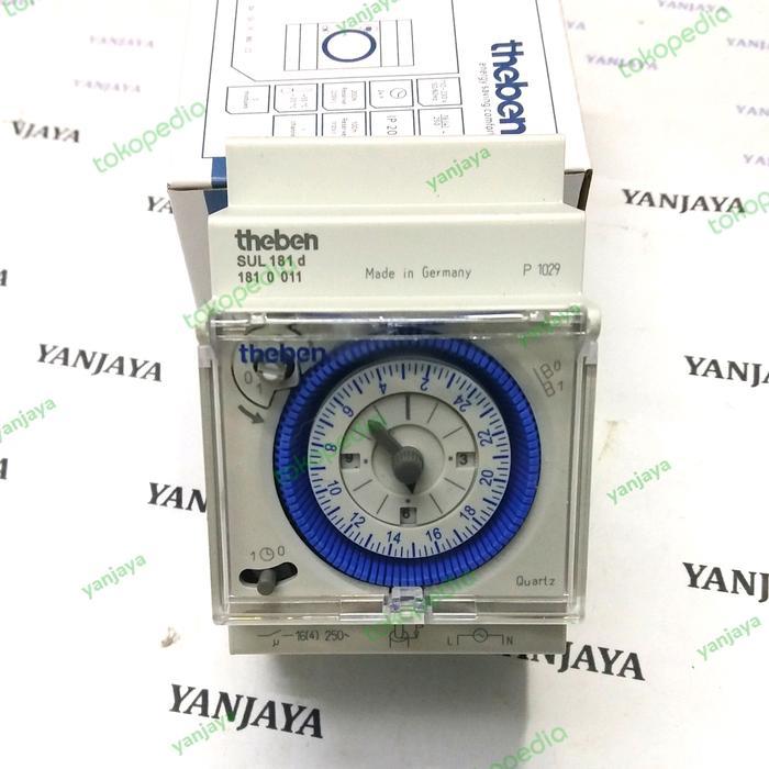 Timer Theben Sul181D Timer 24Jam Timer Analog Manual Theben Sul181D