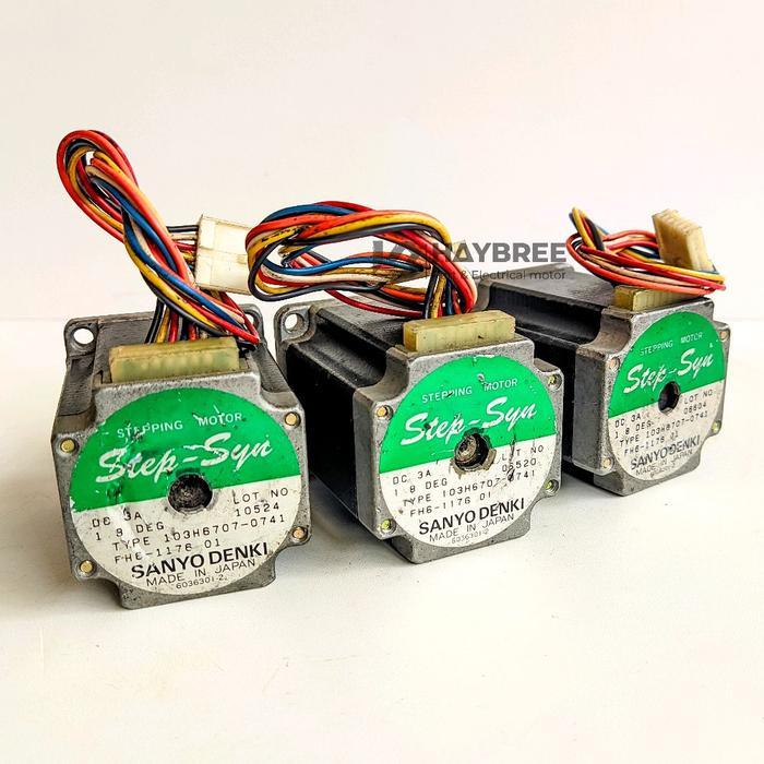 Stepper Motor Nema 23 SANYO DENKI 3A 1.8 DEG 2-Phase Presisi untuk Router CNC & Otomasi