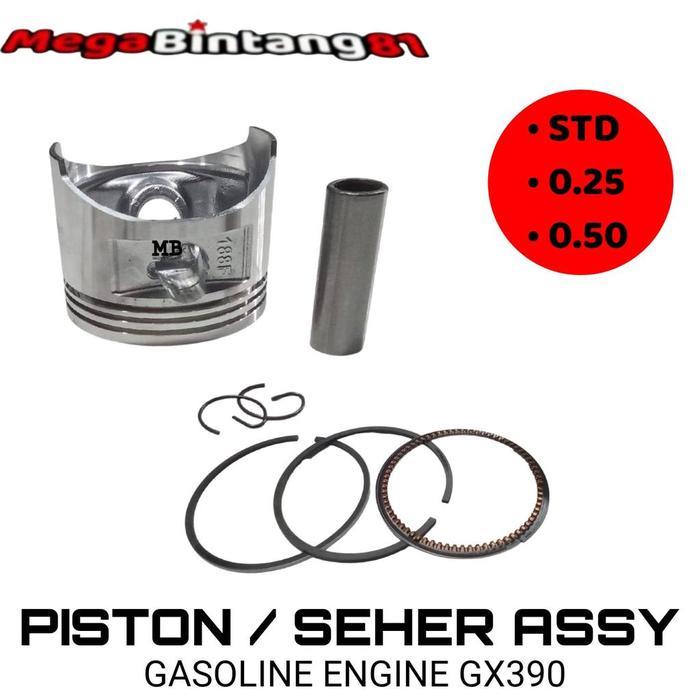 Ready Piston Seher Assy Gx390 Seher Assy Komplit Engine Gx390 Piston Set Mesin Gx390