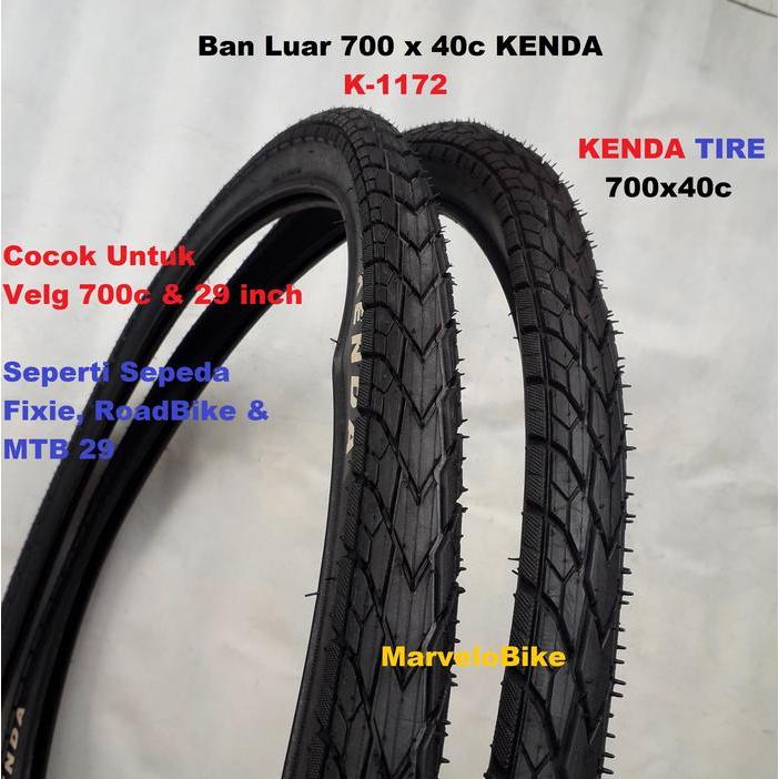 Ban Luar Sepeda Fixie Roadbike Mtb 29 700 X 40C Kenda