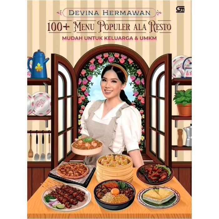 Premium Buku Resep Masakan 100+ Menu Populer Ala Resto Devina Hermawan Original