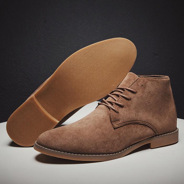 Eiger Adventure - Kulit Asli Suede Sepatu Desert Boots Pria Casual Keren Klasik Original Martin