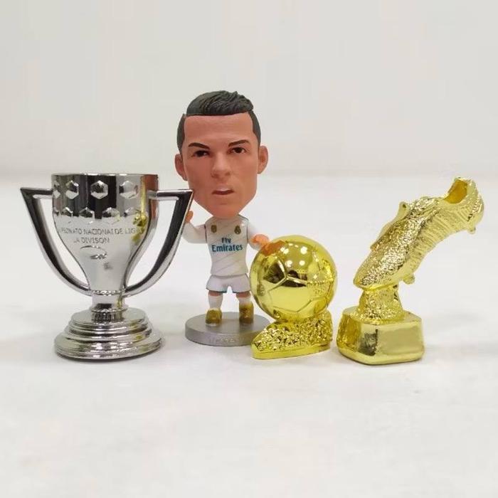 MIniatur Trofi Golden ots Logam Trophy Piala Mini Kecil Sepatu Emas Gol Terbanyak Ukutan 45 mm V