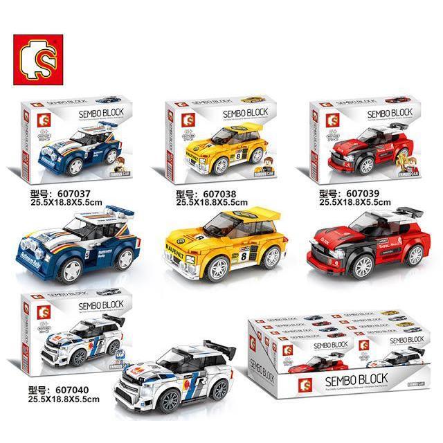 Mainan Anak Sembo Block Mobil Balap / Sembo Block Famous Car