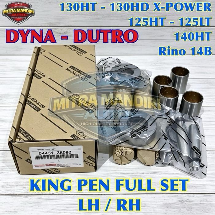 KING PIN , KING PEN SET DYNA DUTRO HT 125HT - 125LT - 130HT - 130HD XPOWER - 140HT - RINO 14B HIGH
