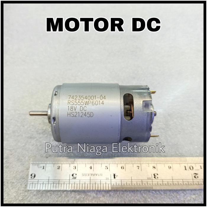 Motor DC RS555 Dinamo RS 555 High Speed Torque Bor DC ( 12V - 18V )