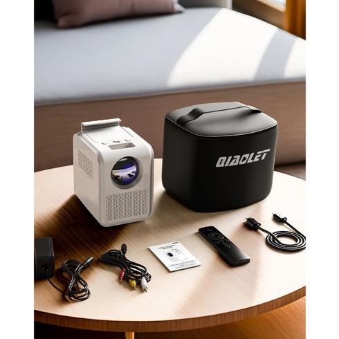 AF QIAOLET Q1 Proyektor 10000 Lumens 4K Smart Proyektor Android Projector Pengajaran Projector