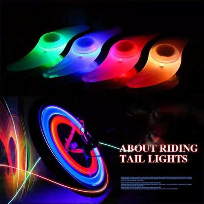 Lampu jari jari sepeda led/lampu hias sepeda di jari jari
