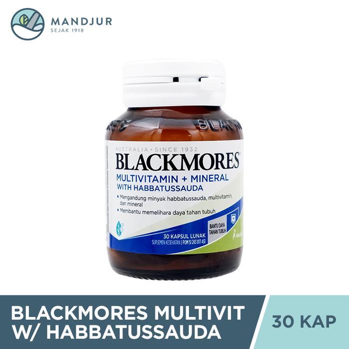 Blackmores Multivitamin + Minerals with Habbatussauda 30 Kapsul Lunak