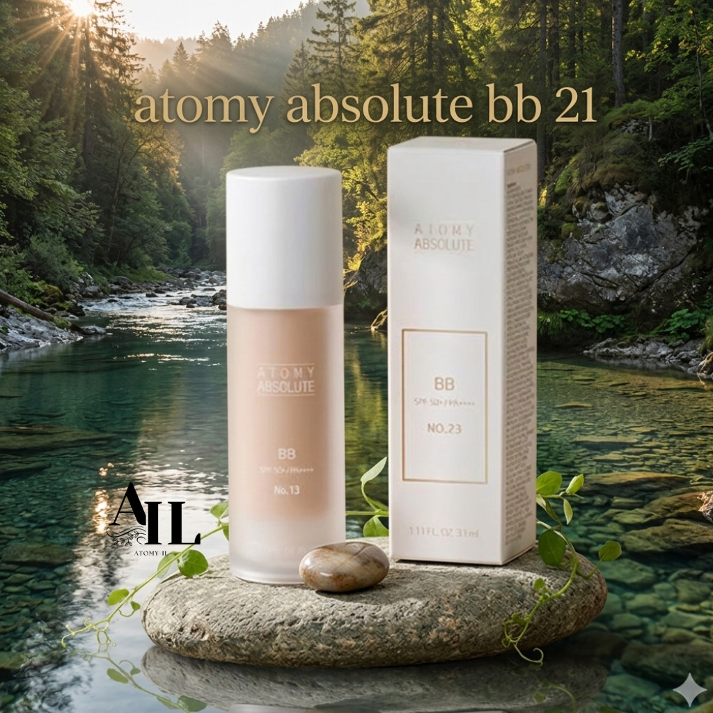 Atomy ABSOLUTE BB. NO.21 33ml BB CREAM KOREA IMPOR Varian Terang| memberikan efek wajah yang halus d