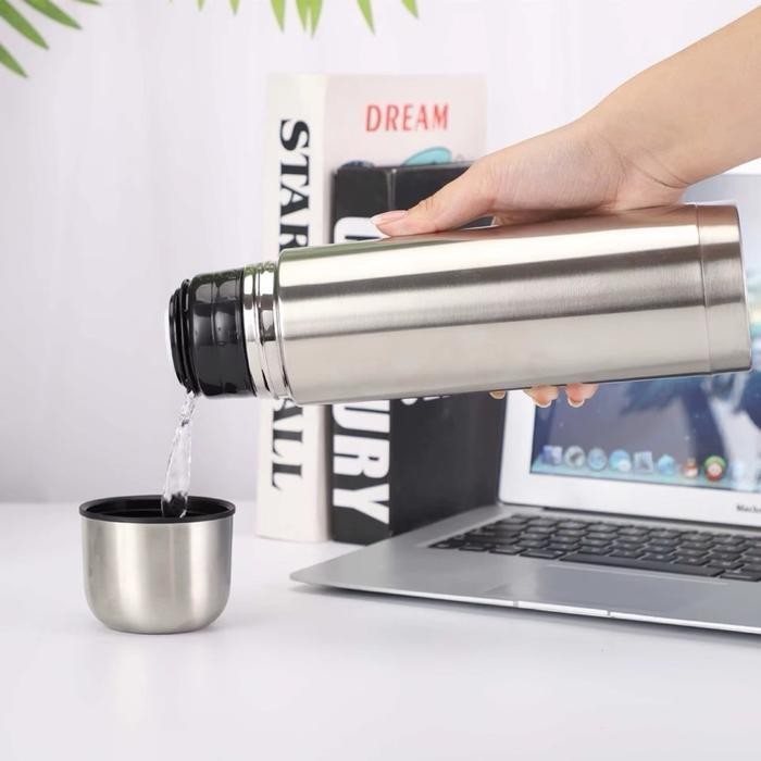 Termos Air Panas Stainless Steel Tahan Panas dan Dingin 24 Jam