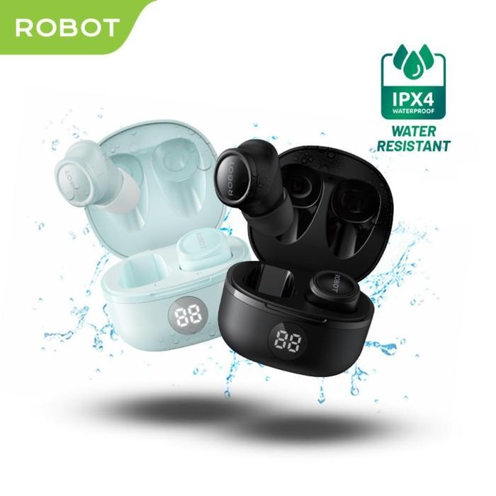 Robot AirT80 TWS Wireless Earphone Bluetooth Earbuds - Bisa